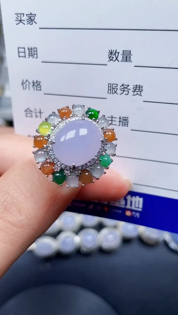 颈饰银S925镶嵌翡翠91