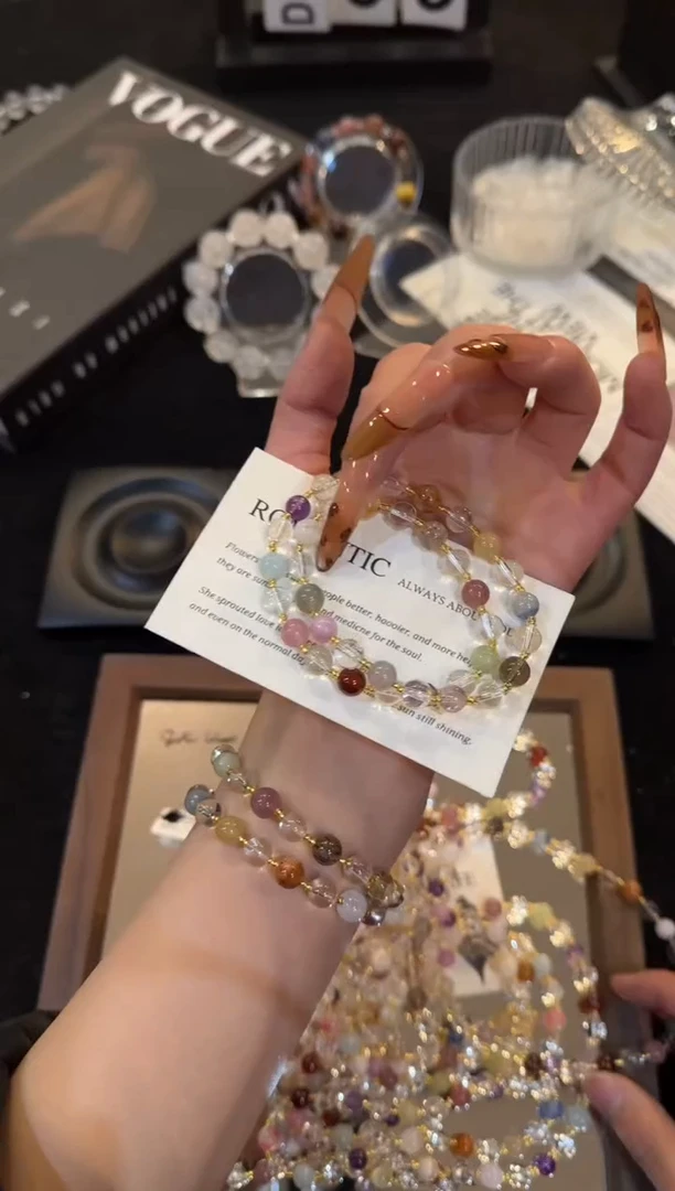 合金手链发晶多宝双圈x3382