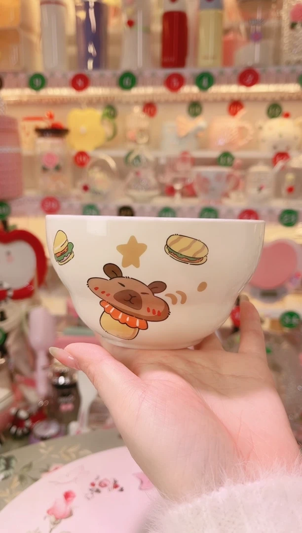 【闪购商品】摆件豚鼠甜筒碗品质好，发货快，放心拍