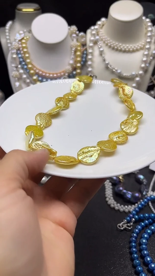 颈饰未镶嵌淡水珍珠多人