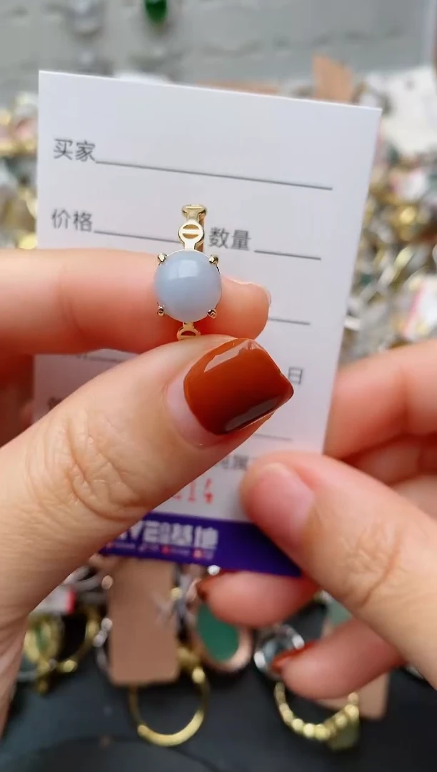 银S925镶嵌戒指翡翠.214