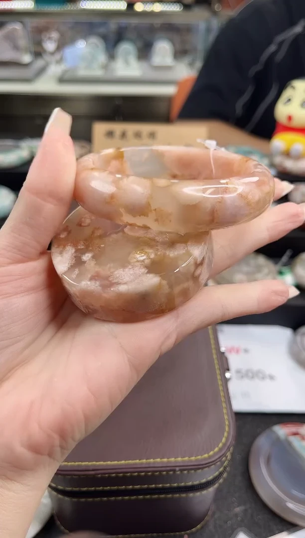 未镶嵌手镯石英质玉63圈口（赠品镯心）s91474