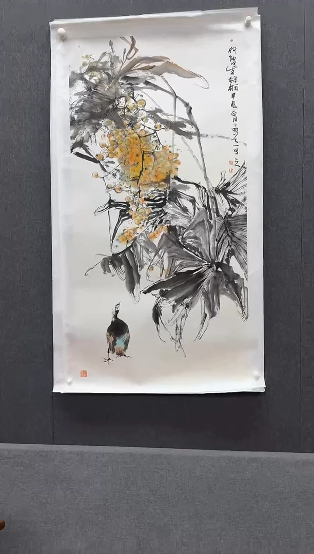国画炳山艺术--付建老师作品