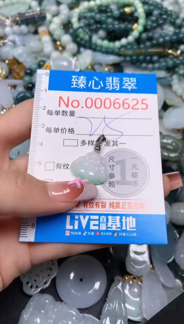 【闪购商品】翡翠颈饰未镶嵌含绳0006625