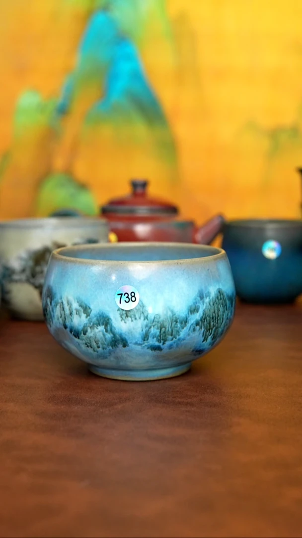 738号/原矿原产地钧瓷茶具