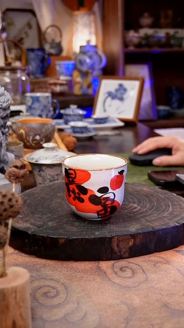 杯子暴富手工手绘手工手绘