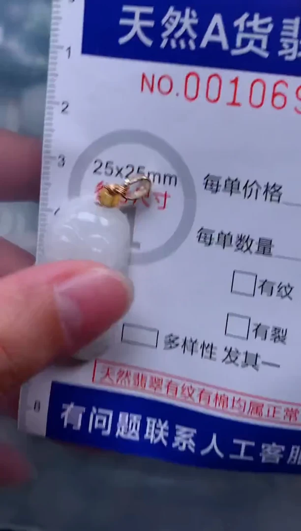 吊坠(赠链)未镶嵌翡翠1