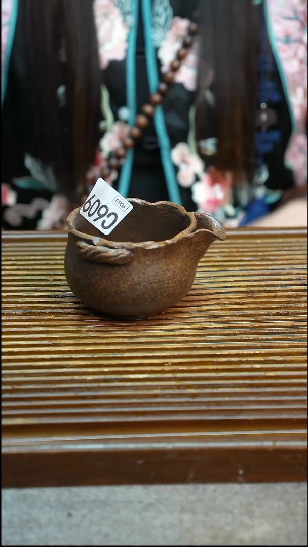 万古烧粗陶手工手做茶具