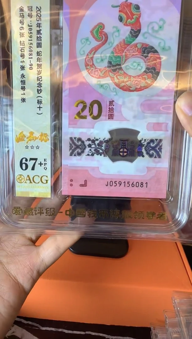 塑料2025 蛇钞 爱藏标十 啊啊啊啊