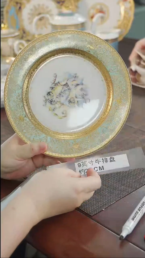 瓷片9英寸平盘  福利价