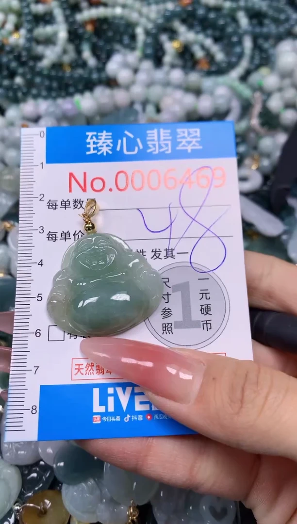 【闪购商品】翡翠颈饰未镶嵌含绳0006469