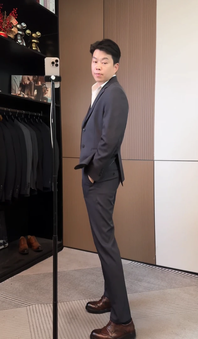 【抗皱免烫】商务休闲男士西服套装结婚上班主持修身高品质职业西装