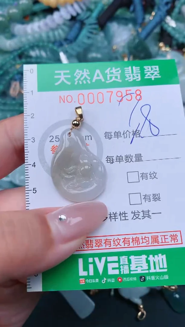 翡翠未镶嵌颈饰.0007958