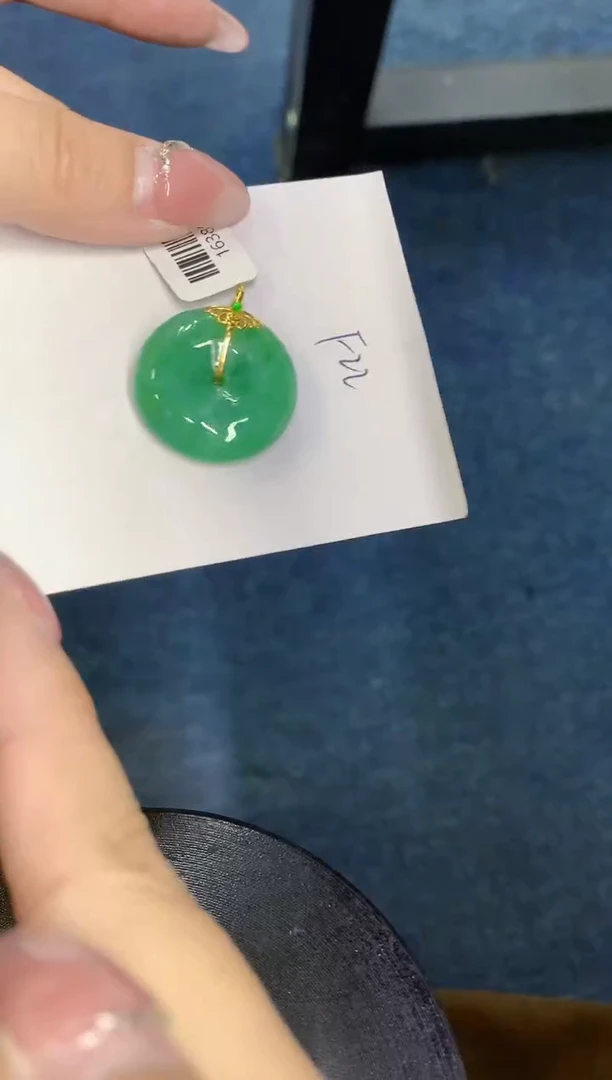 【闪购商品】翡翠颈饰18K金镶嵌000000000