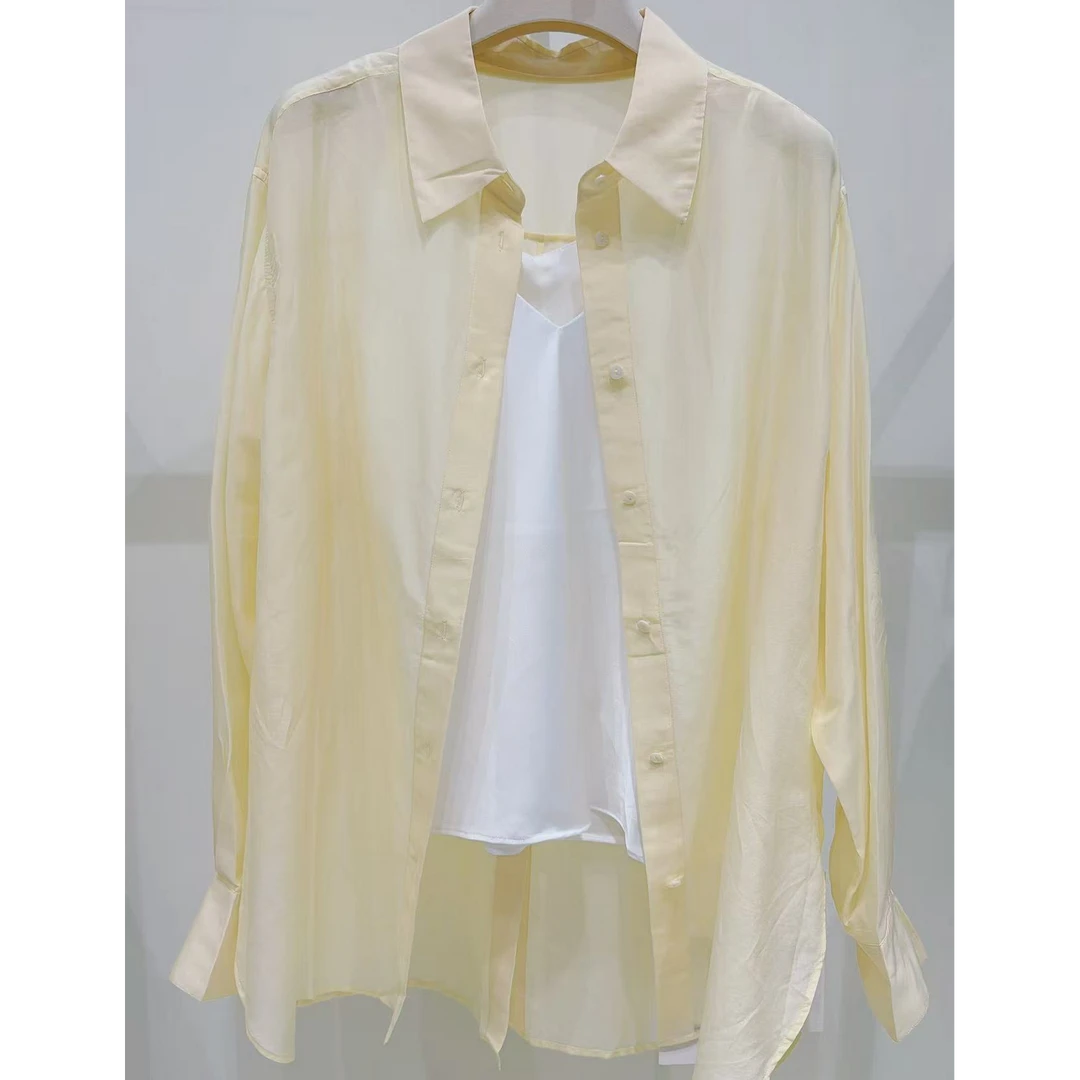 wei su/围素设计感小众衬衫女时尚百搭显瘦上衣