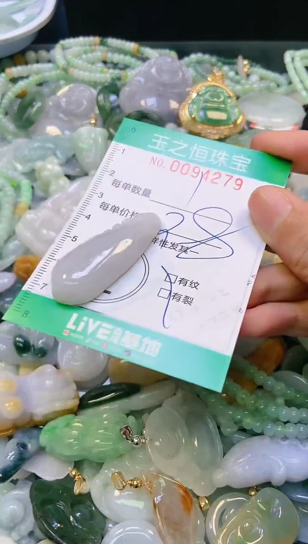 翡翠未镶嵌颈饰闪购0094279