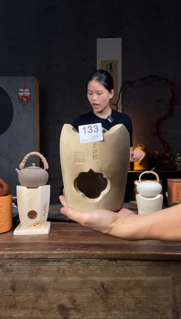 全手工潮州原矿砂铫壶瑕疵款133