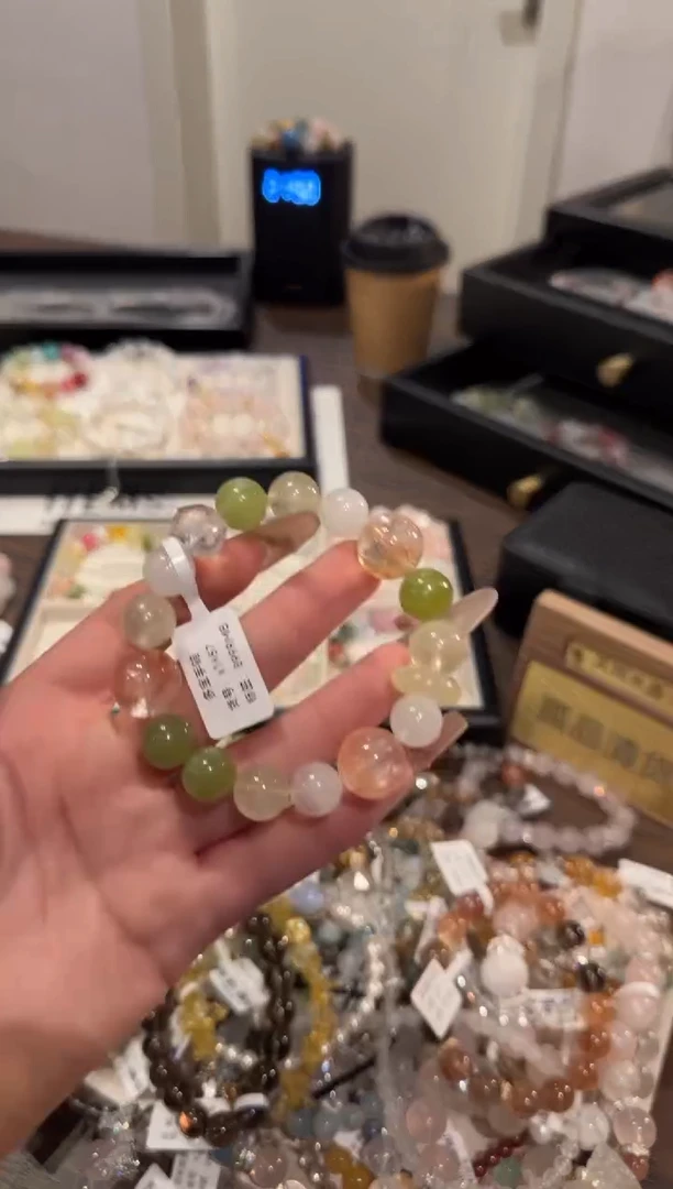 水晶手链合金多宝x1657