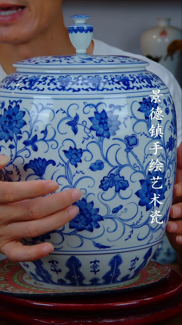 现代景德镇手工手绘陶瓷摆件60