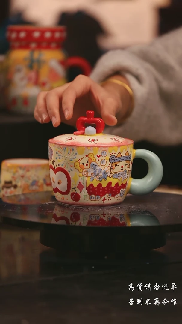 陶瓷景德镇可爱设计师款陶瓷