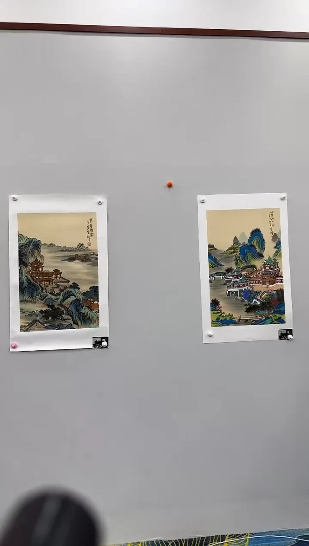 国画王晓彬老师2.7平尺界画作品