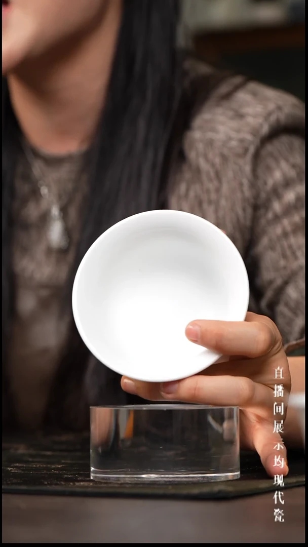 景德镇高白泥压手杯