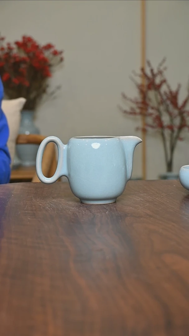 【闪购商品】其他美好时光公道杯微瑕天青釉 无款