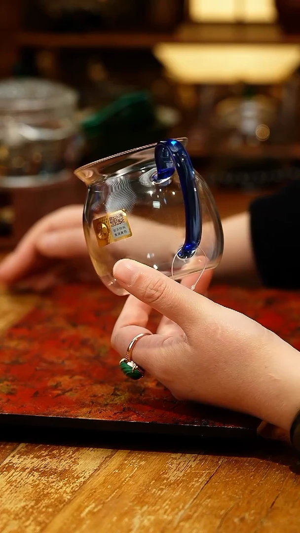 【闪购商品】禾器/晶彩美满茶海/浅蓝色/定制款