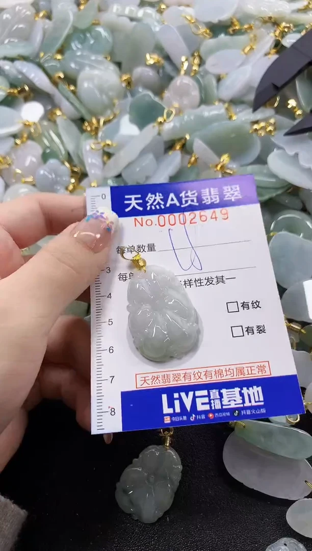 颈饰未镶嵌翡翠天然A货翡翠