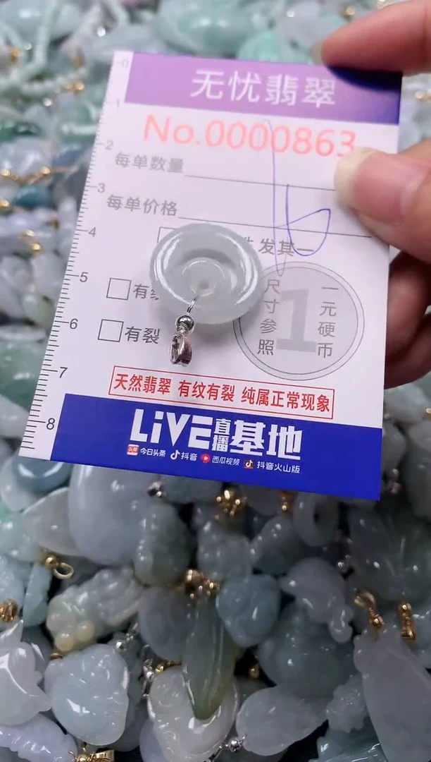 吊坠(不含链)未镶嵌翡翠863