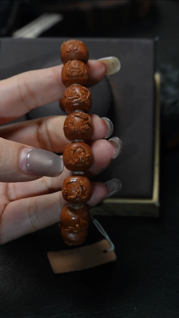 手串/手链橄榄核鱼子精品核文化