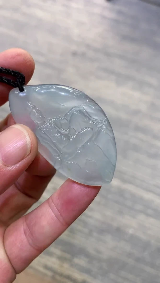 颈饰未镶嵌翡翠天然A货翡翠