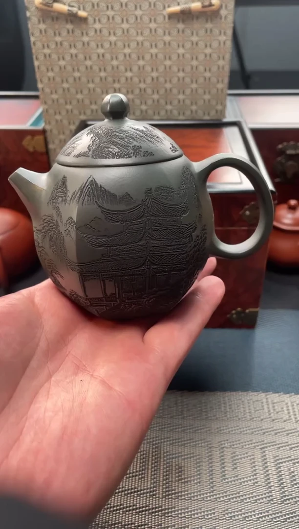 茶壶紫砂29 宜兴原矿紫砂