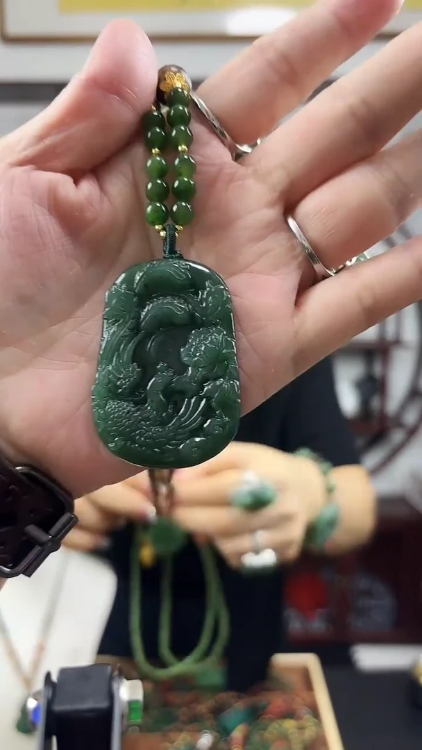 颈饰未镶嵌和田玉凤凰