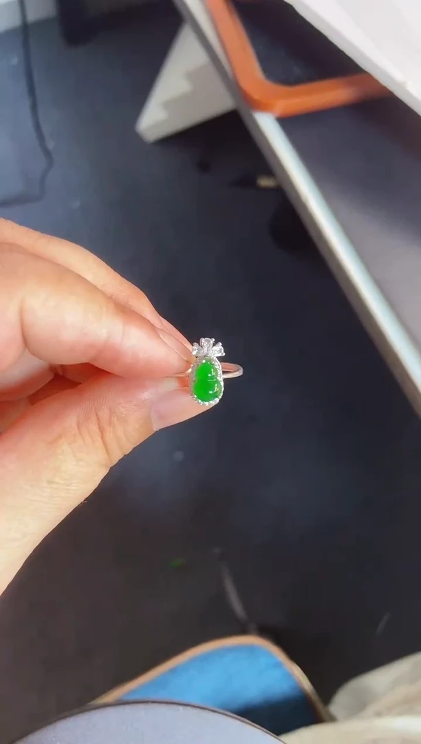 吊坠(不含链)银S925镶嵌翡翠1