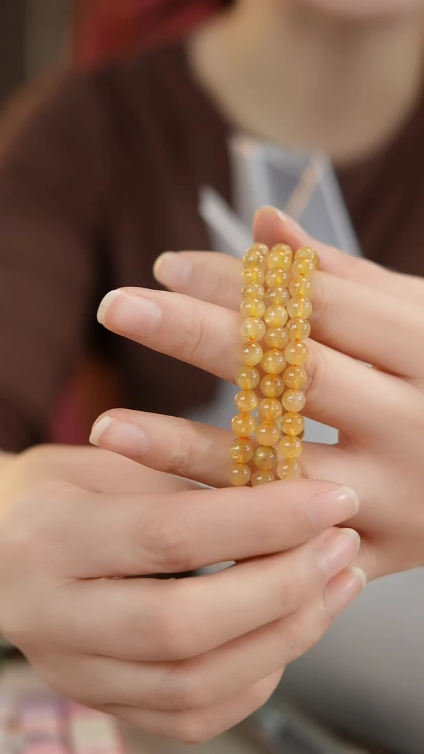 未镶嵌手链发晶发晶多圈手串