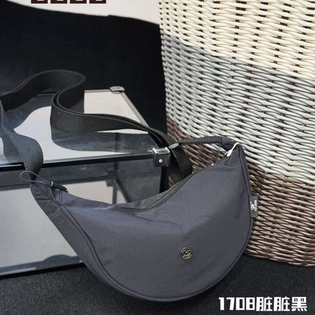 博卜泡芙系列饺子包休闲百搭男女通用布包1708