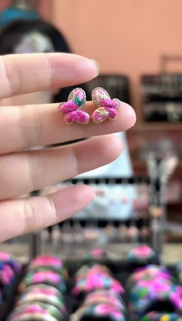 织绣艺枝独绣老绣饰品42