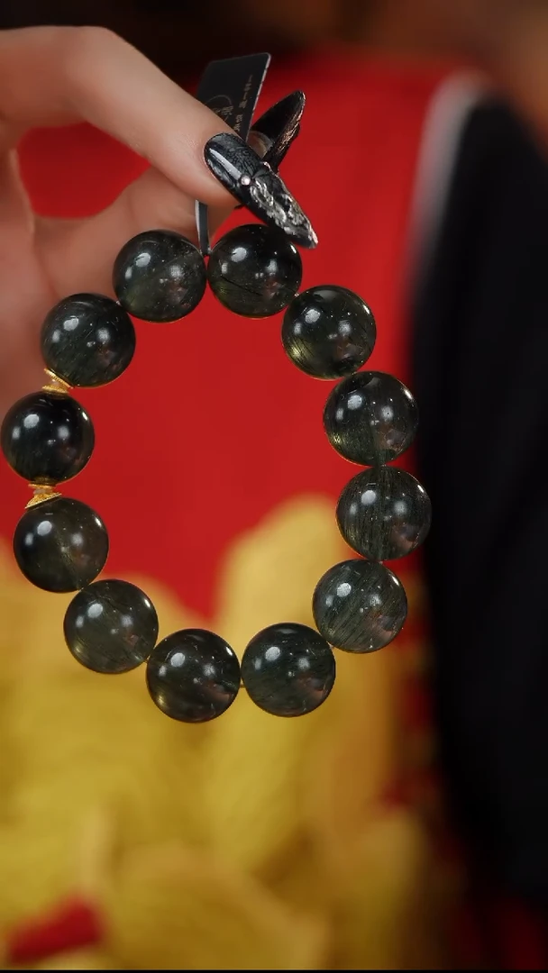 【闪购商品】水晶手串未镶嵌E524Z 绿发晶手串