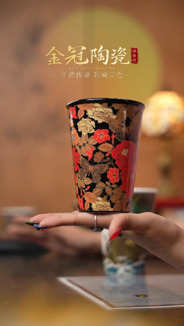 陶瓷金蝶绮梦· 【可乐杯】