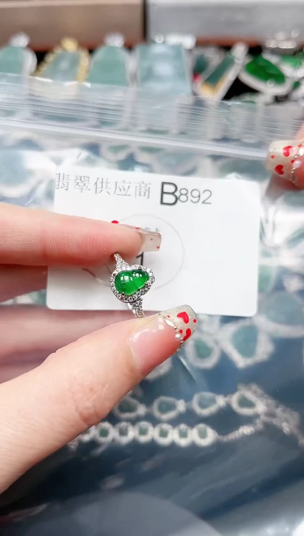 【闪购商品】翡翠颈饰未镶嵌992赠皮绳