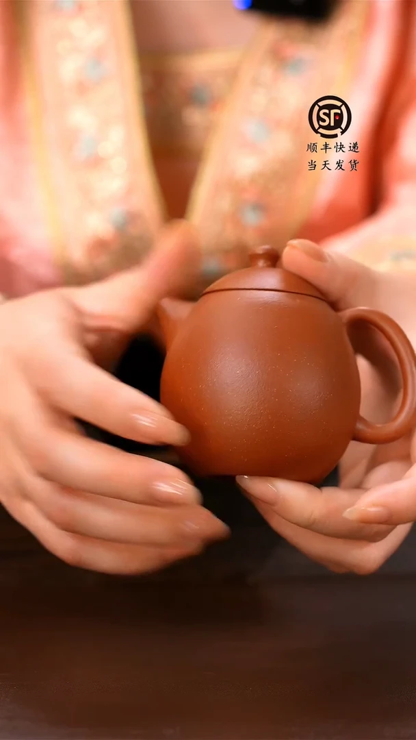 茶壶紫砂龙蛋原矿手工壶