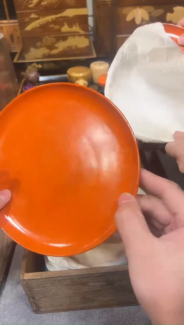 洗朱壶承大漆漆器大漆漆器