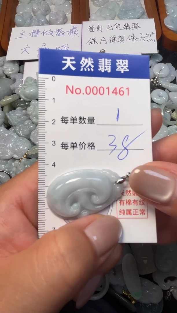 翡翠未镶嵌吊坠(不含链)1461