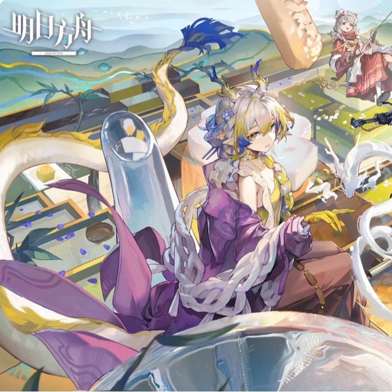 【明日方舟】 二创 周边高清精美 亚克力系列摆件水晶砖12*8*1.5cm