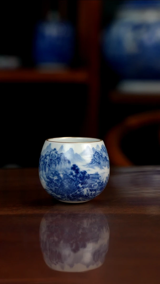 景琳藏北派山水风雨归