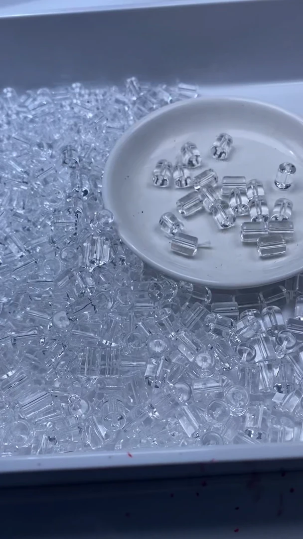 颈饰未镶嵌水晶W2303-白水管珠9*8mm*10颗