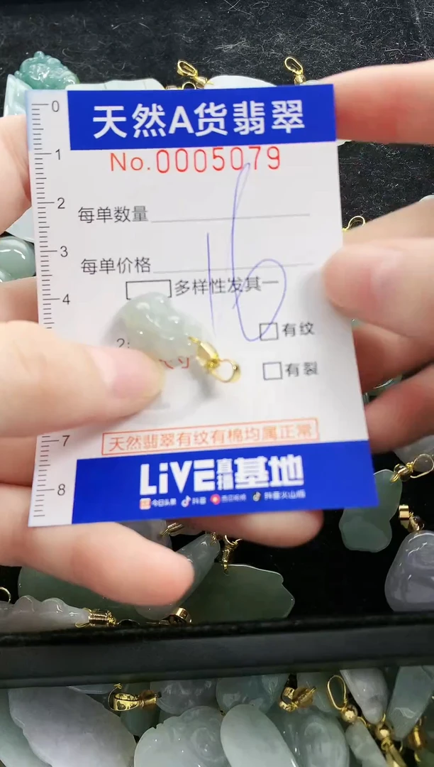 颈饰未镶嵌翡翠天然A货翡翠