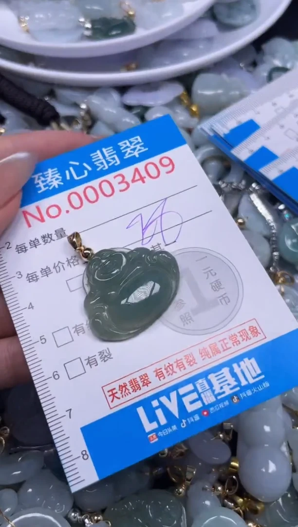 颈饰未镶嵌翡翠3409