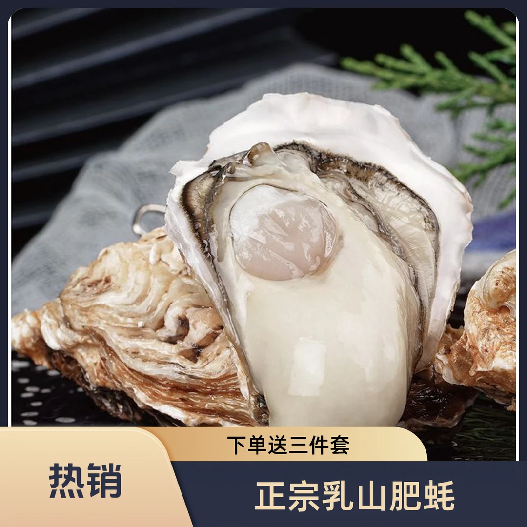 【乳山生蚝 】保活保肥 牡蛎 原产地现捞直发 鲜活发货5斤